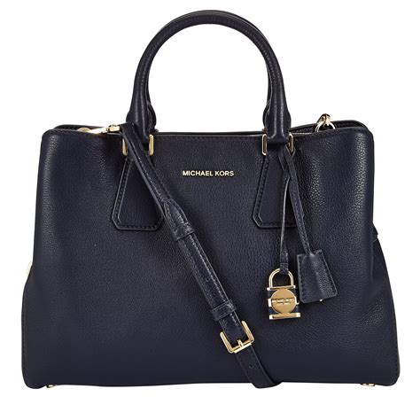 michael kors camille large satchel|Camille Large Logo and Leather Satchel .